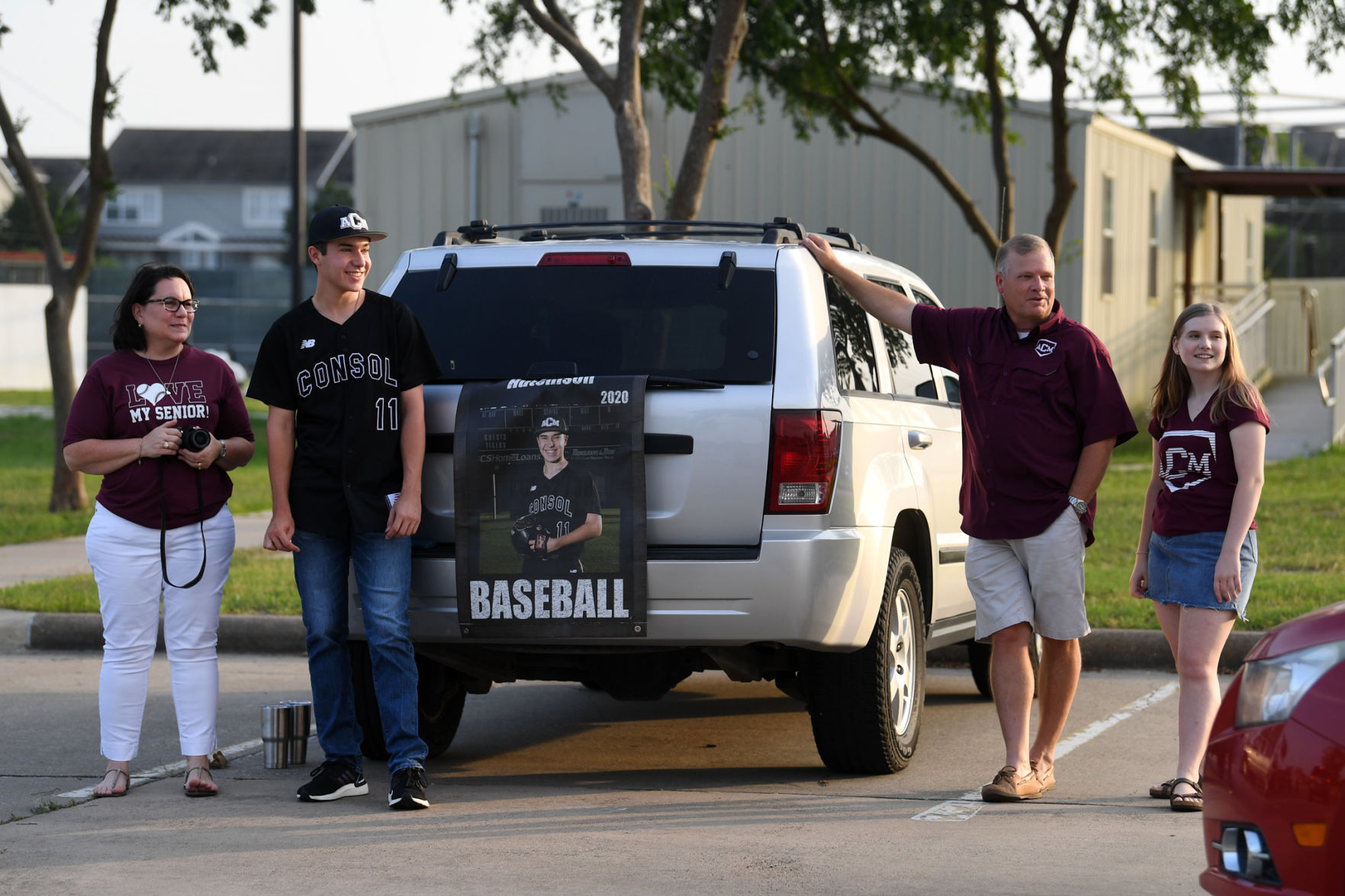 A&M Consolidated baseball Senior Night